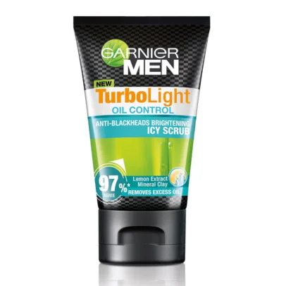 Garnier Men Oil Control Icy Scrub Face Wash 100ml