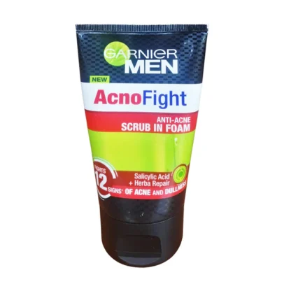 Garnier Men Acno Fight Anti Acne Scrub In Foam Face Wash, 100ml