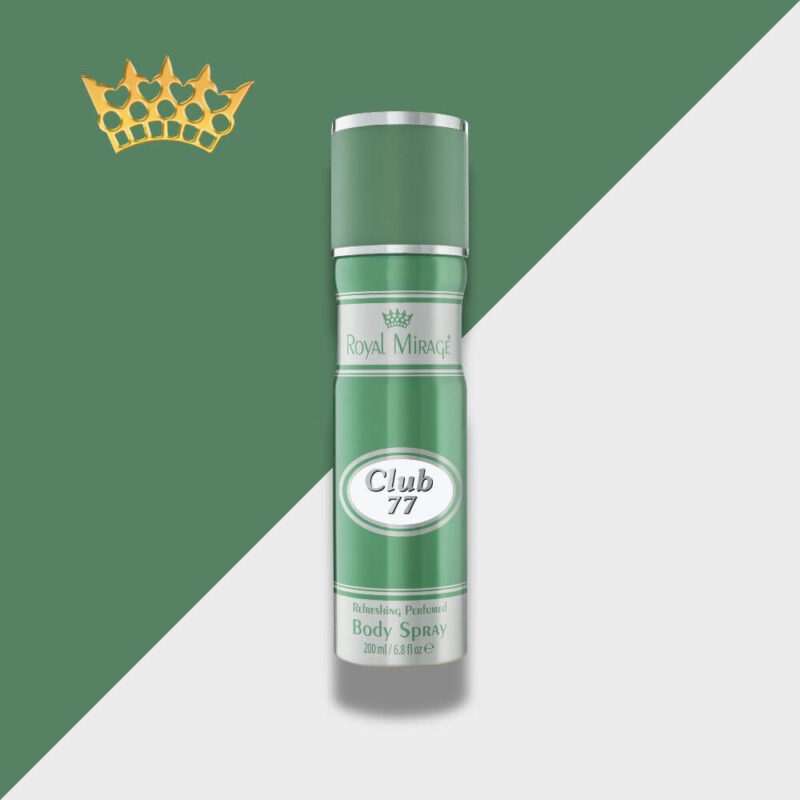 Royal Mirage Club 77 200ml Body Spray