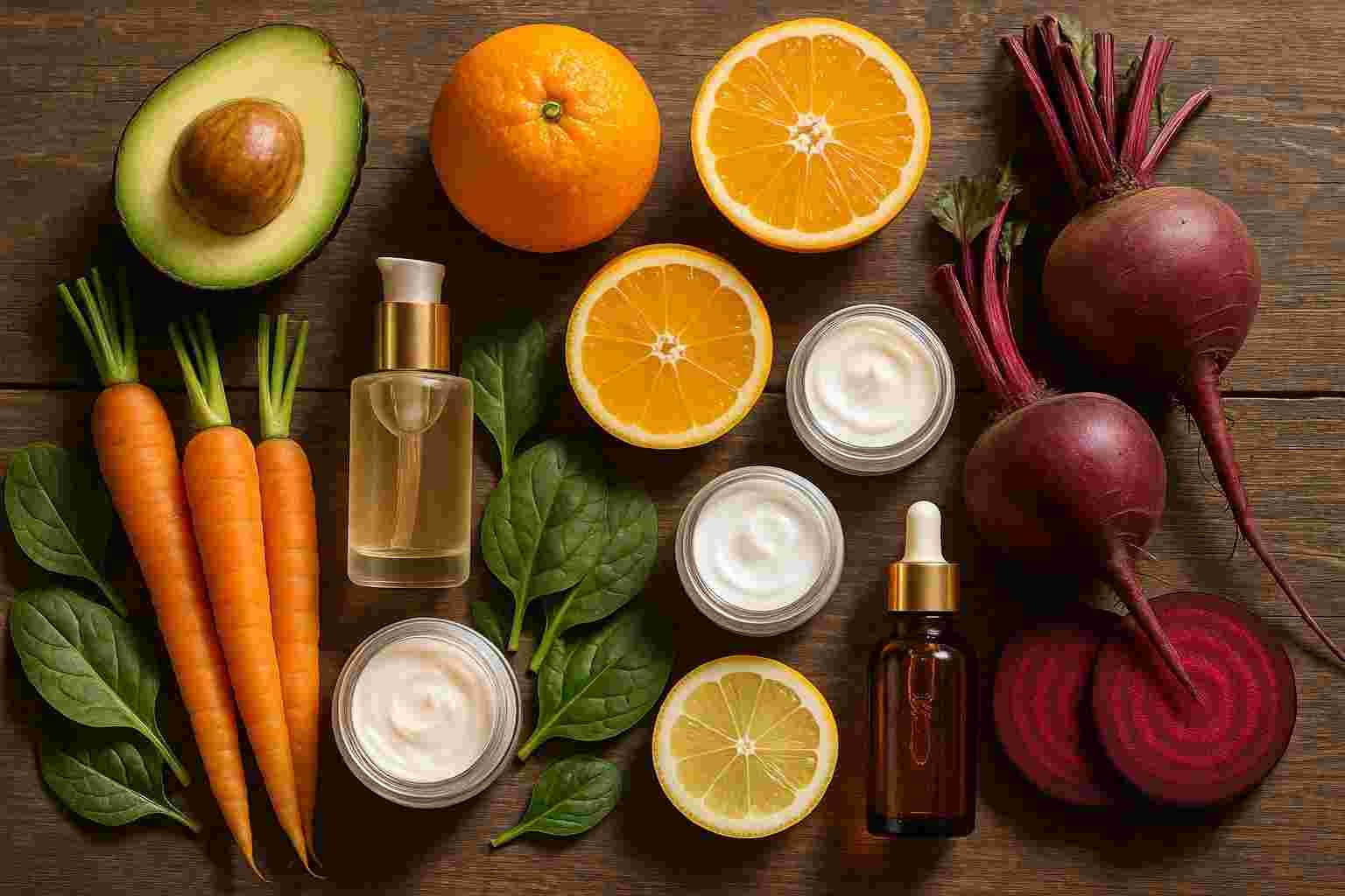 Top 10 Natural Fruits & Vegetables for Glowing Skin & Strong Hair (Backed by Science)